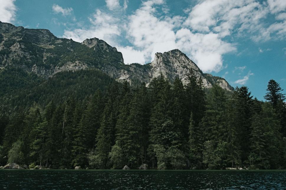 Free Image of Majestic Mountain Range With Body of Water 