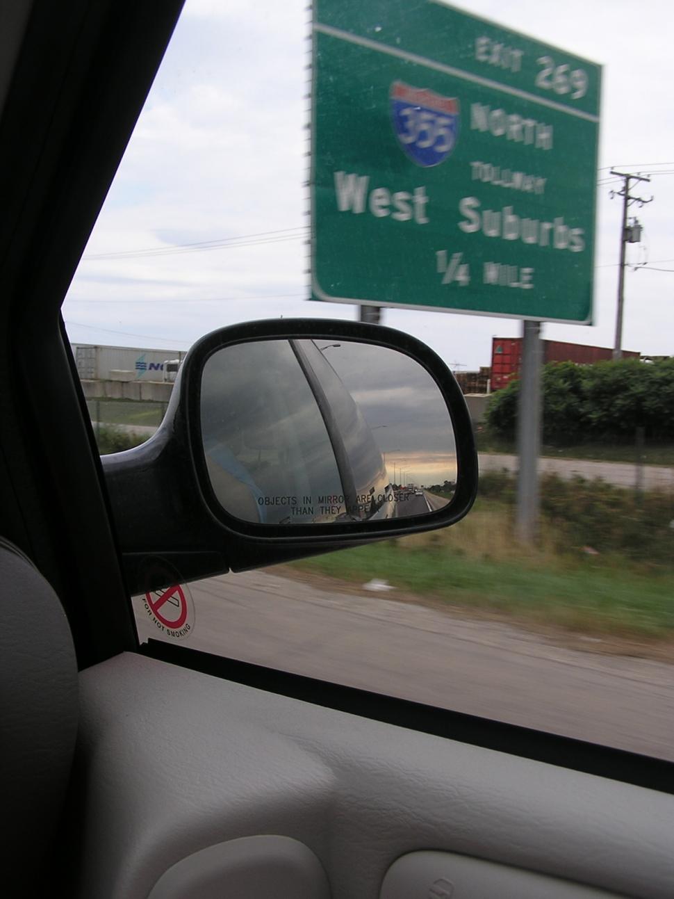 Free Image of Highway Mirror 