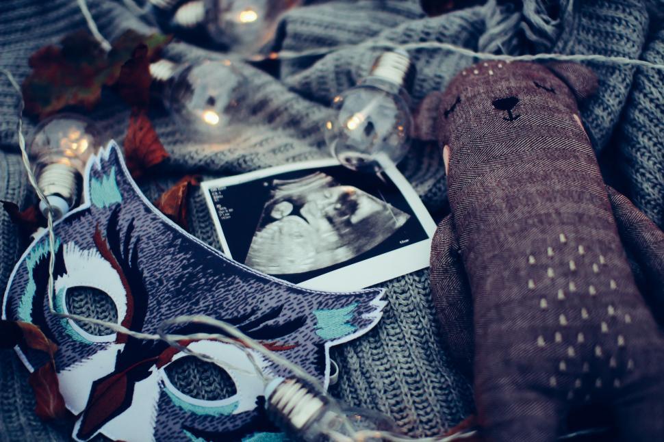 Free Image of Stuffed Animals on Bed 