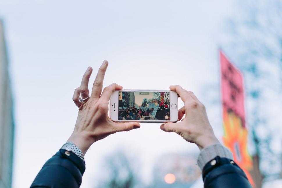 Free Image of Person Taking a Picture With Cell Phone 