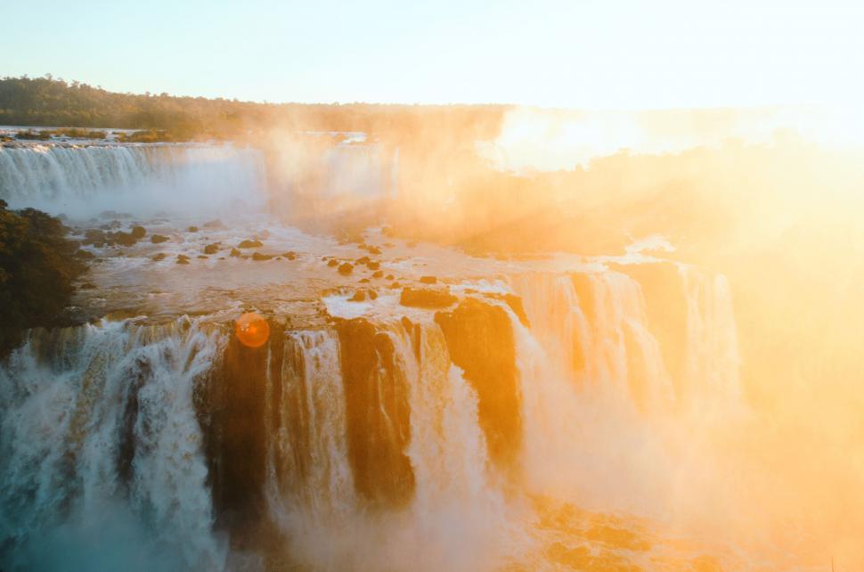 Free Image of Majestic Waterfall Cascade 