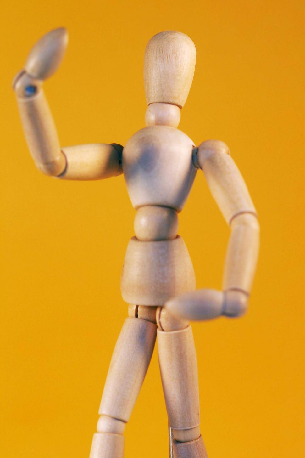 Free Image of Wooden artists model 