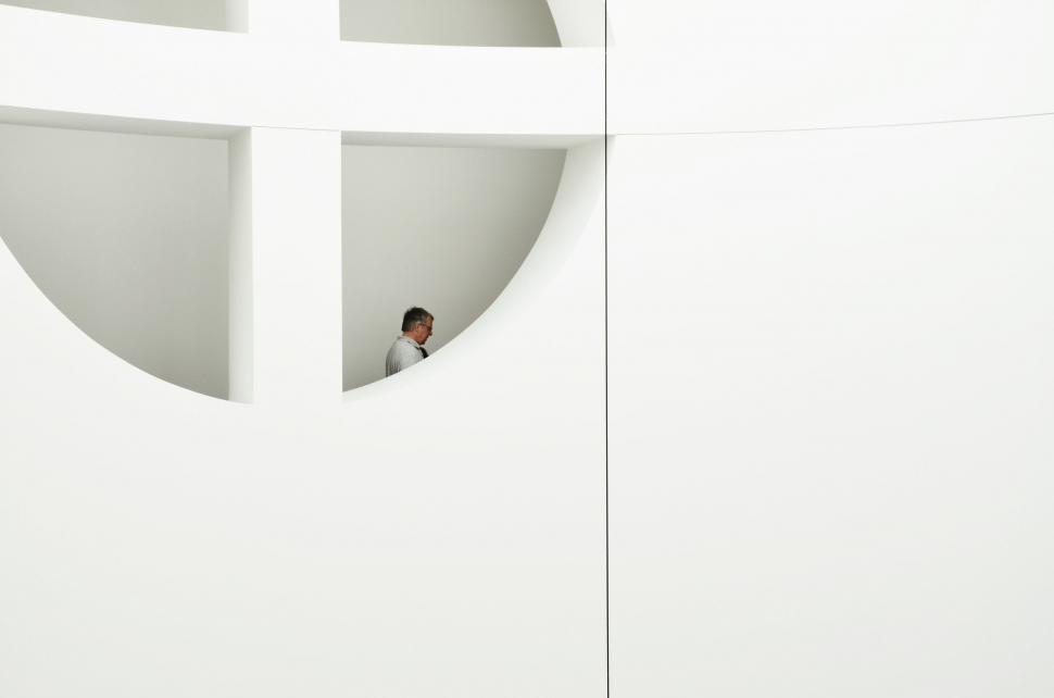 Free Image of White Door With Cross Cut Out 