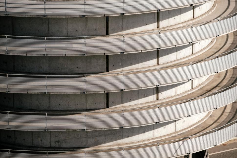 Free Image of Modern Building Interior With Stairs 