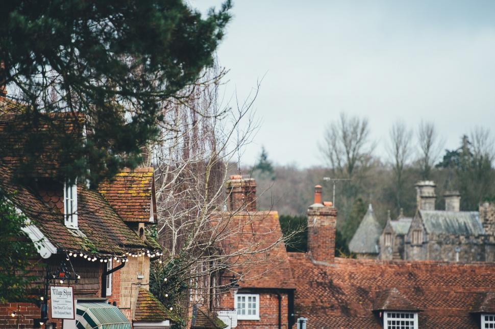 Free Image of Historic Brick Building With Clock 