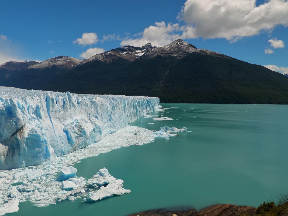 Free Image of Massive Iceberg Floating in Open Water 