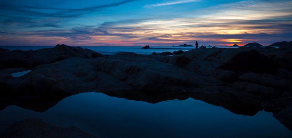Free Image of Sky Reflects in Body of Water 