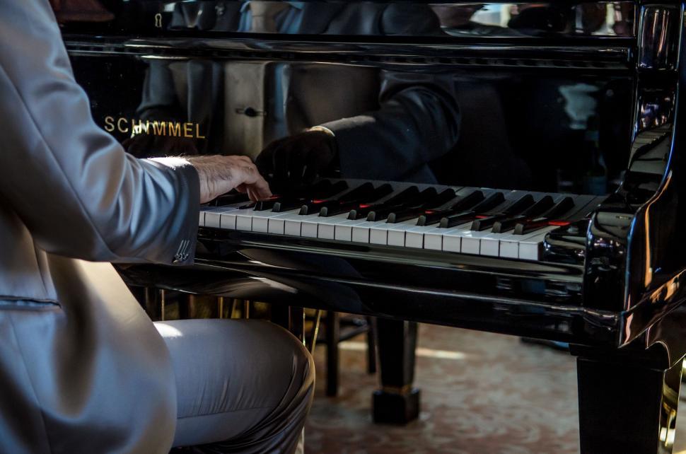 Free Image of Person Playing Piano 