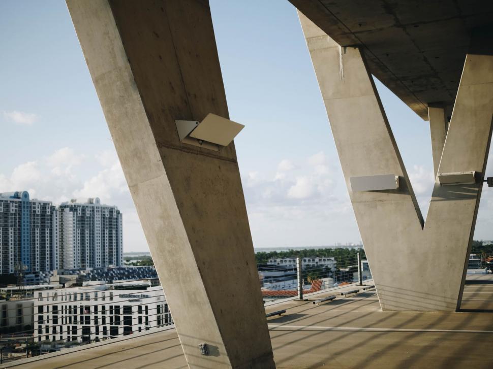 Free Image of Cityscape View From Rooftop 