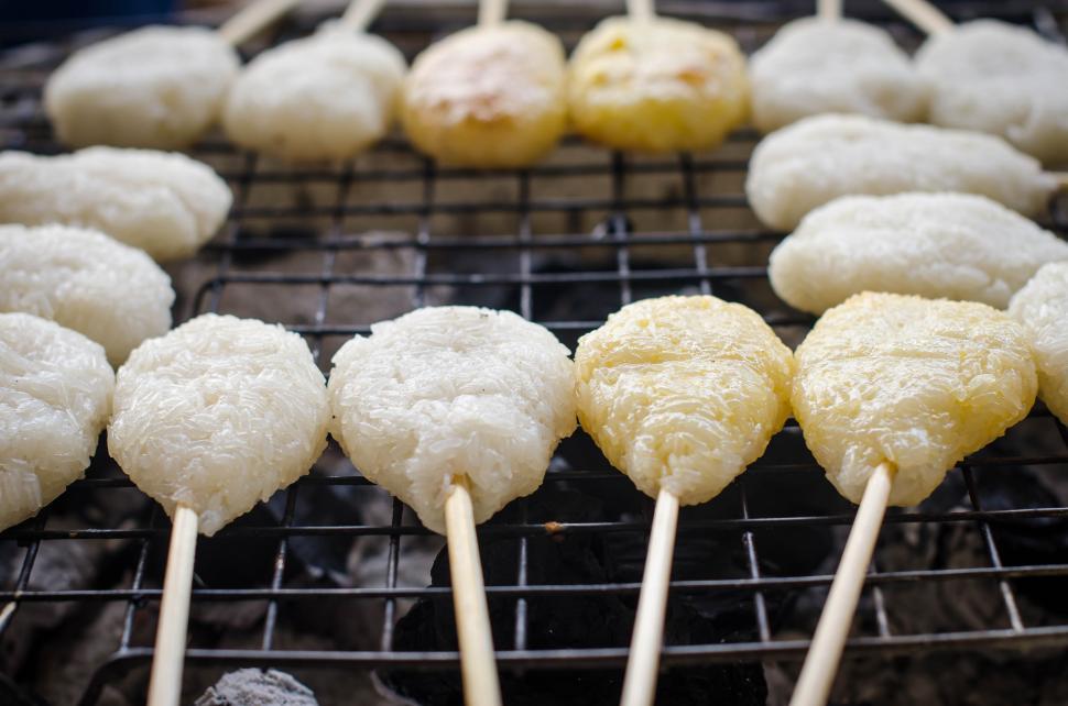 Free Image of Thai food grilling 