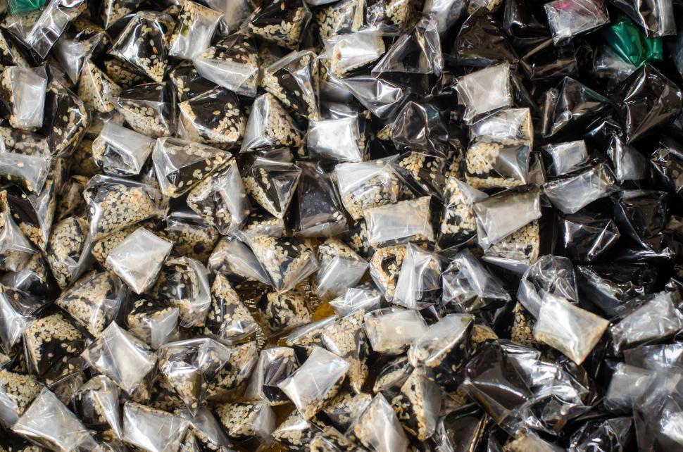 Free Image of Thai snacks background 
