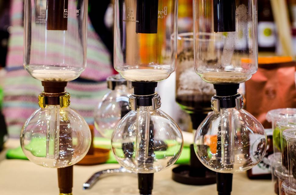 Free Image of Group of coffee maker machines 