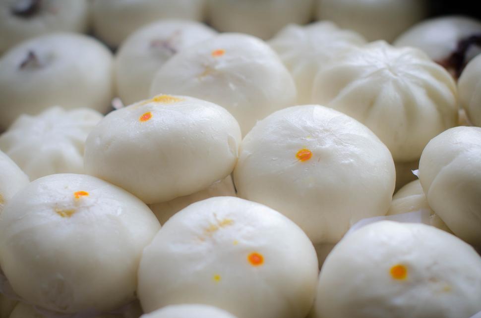 Free Image of Steamed stuff bun  