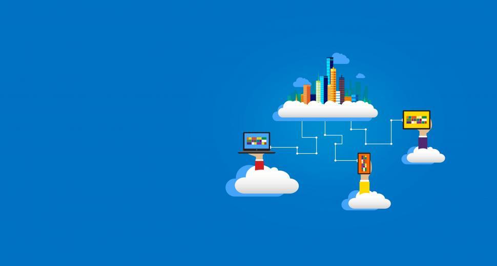 Free Image of Cloud Infrastructure - With Copyspace 