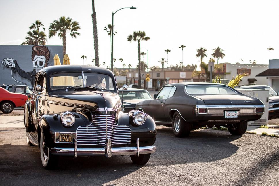 Free Image of Group of Cars Parked in a Parking Lot 