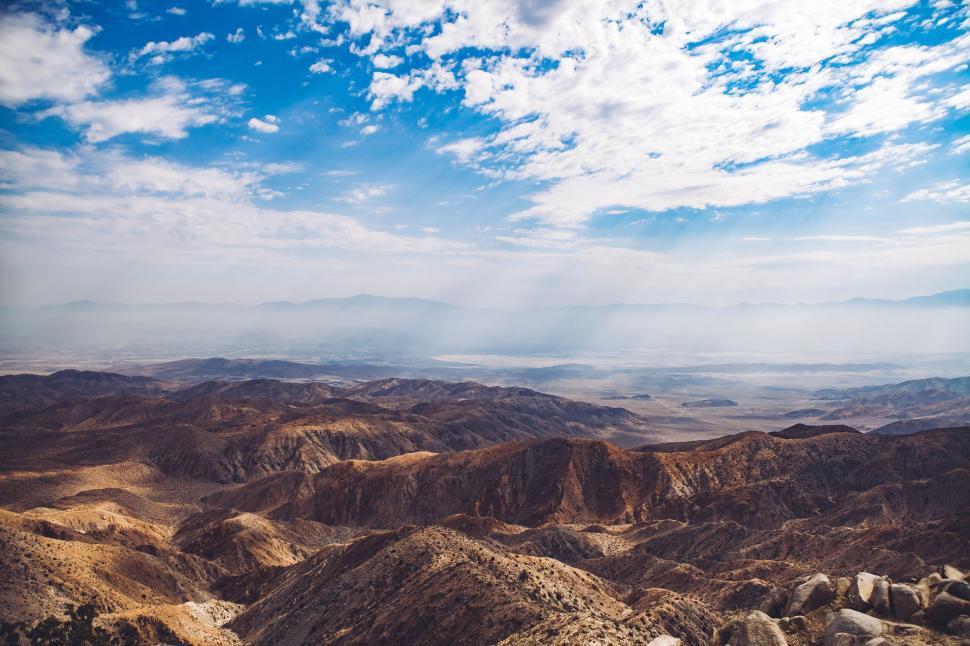 Free Image of Majestic Mountain Range Under Blue Sky 