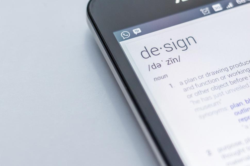 Free Image of Close-Up of Cell Phone on Table 