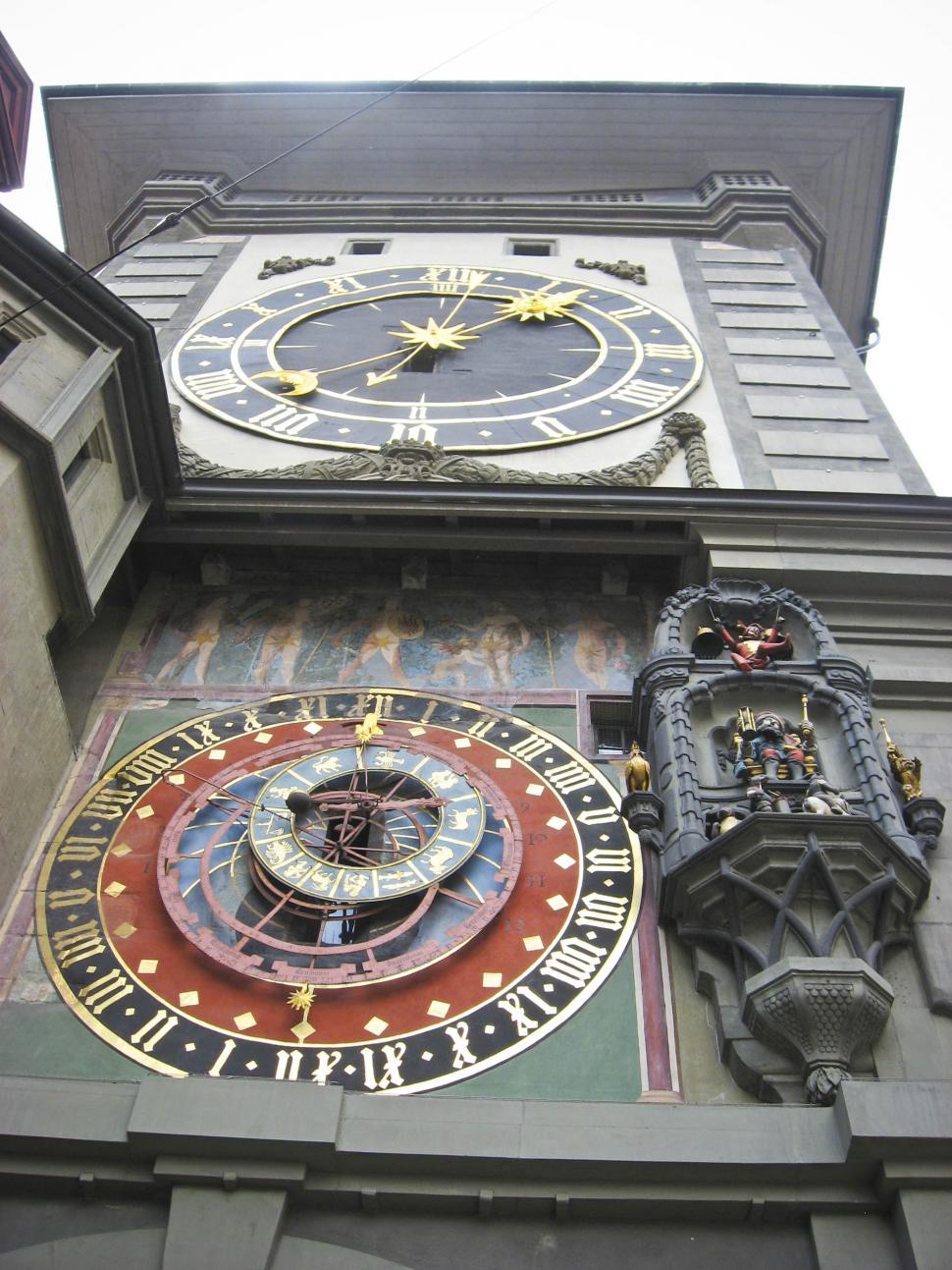 Free Image of Mechanical Clock in Bern, Switzerland 