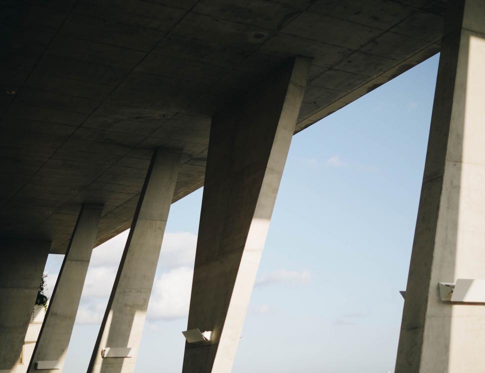 Free Image of Man Riding Skateboard Under Bridge 