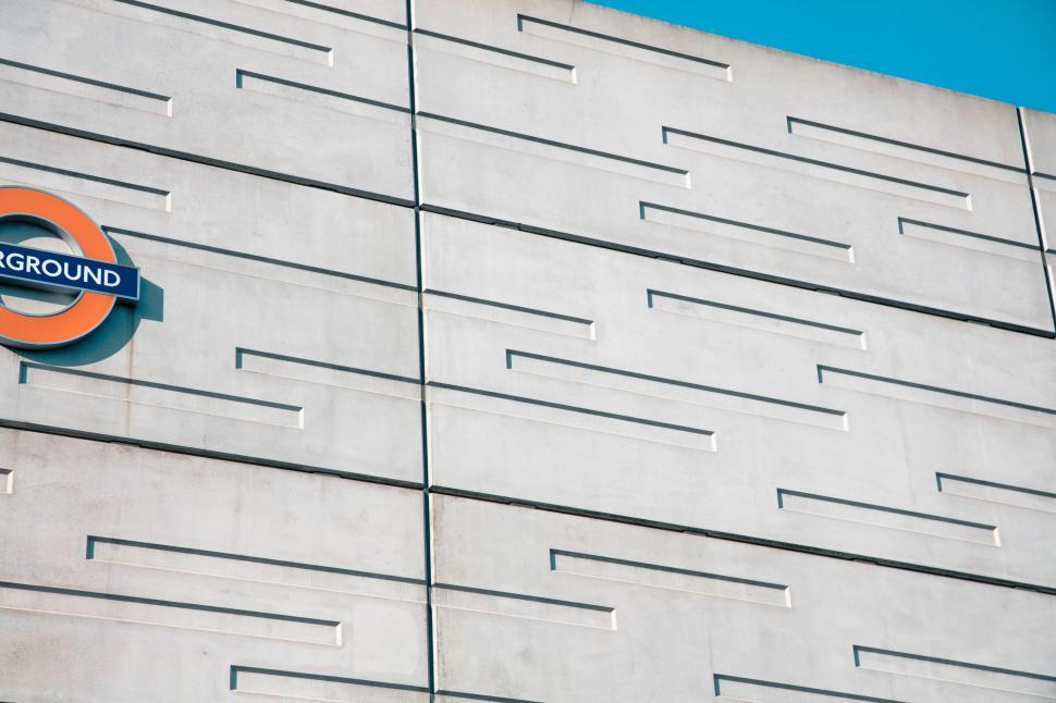 Free Image of Building With Sign on Side 