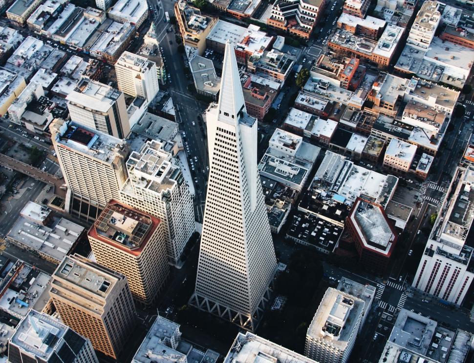 Free Image of Aerial View of a City With Tall Buildings 