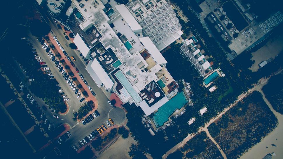 Free Image of Aerial View of City With Tall Buildings 