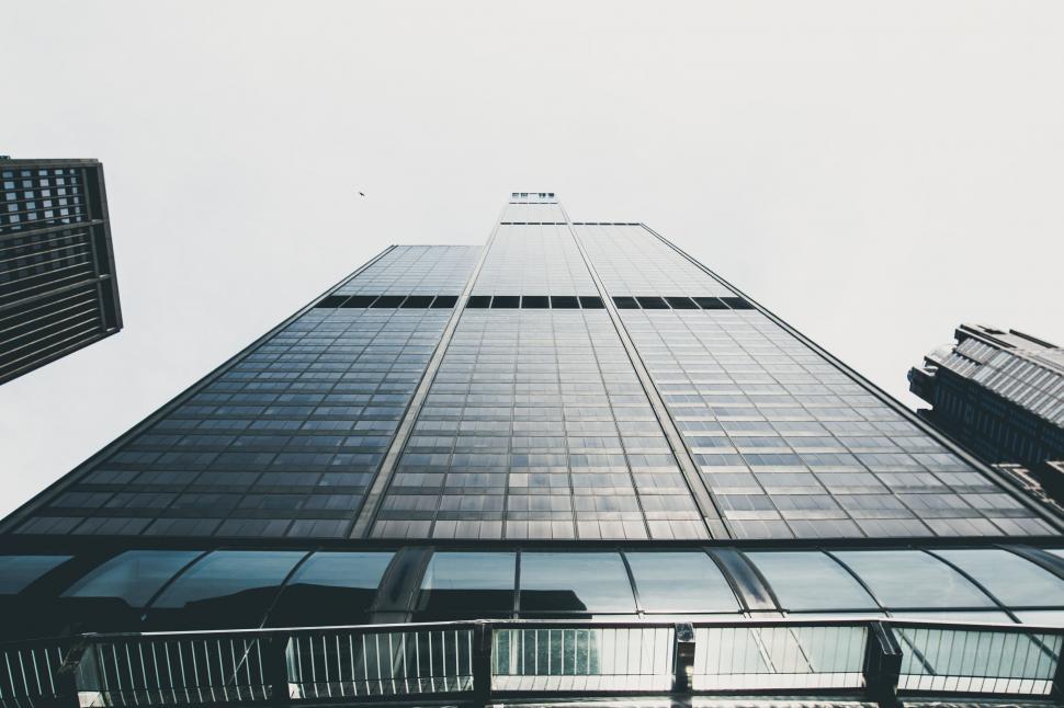 Free Image of Tall Black and White Building in Urban Setting 