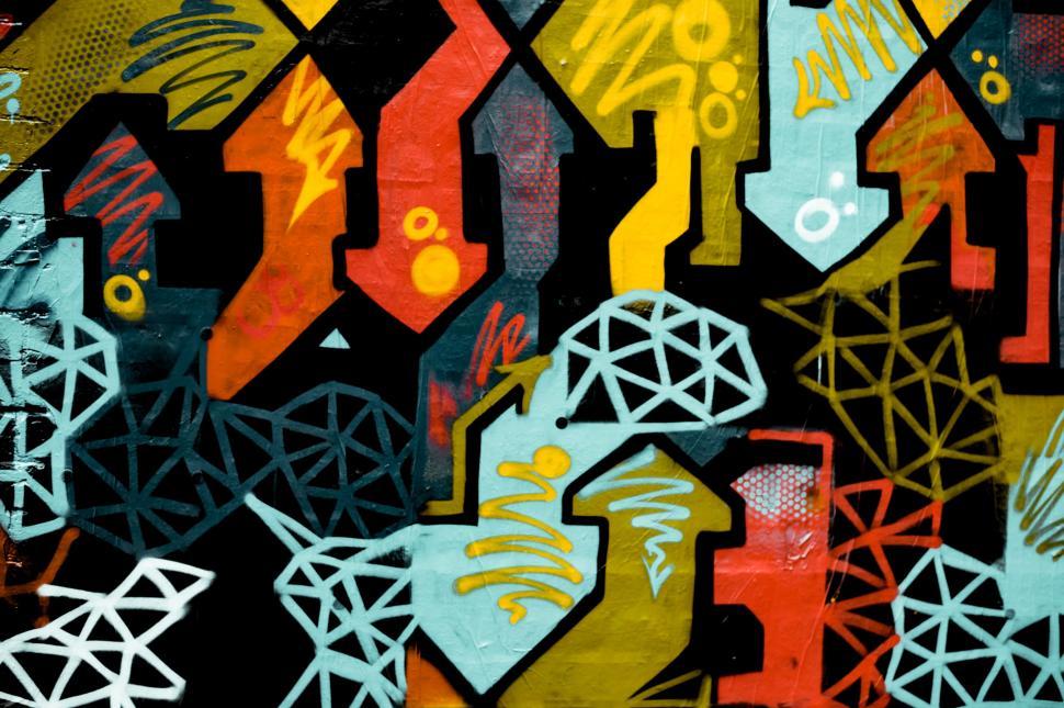 Free Image of Abstract Composition of Various Shapes and Sizes 