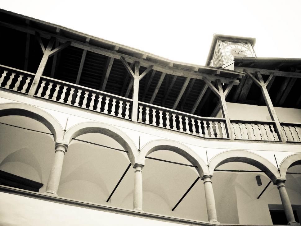 Free Image of castle balcony 