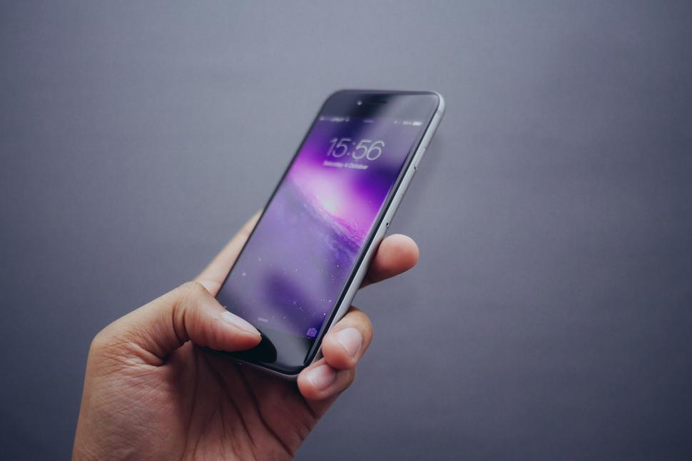 Free Image of Person Holding Cell Phone in Hand 
