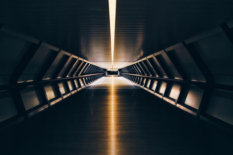 Free Image of Long Tunnel With Light at End 