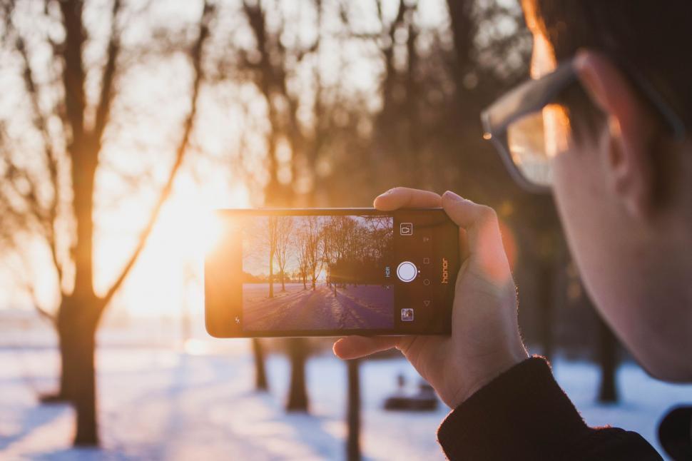 Free Image of Person Taking a Picture With a Cell Phone 