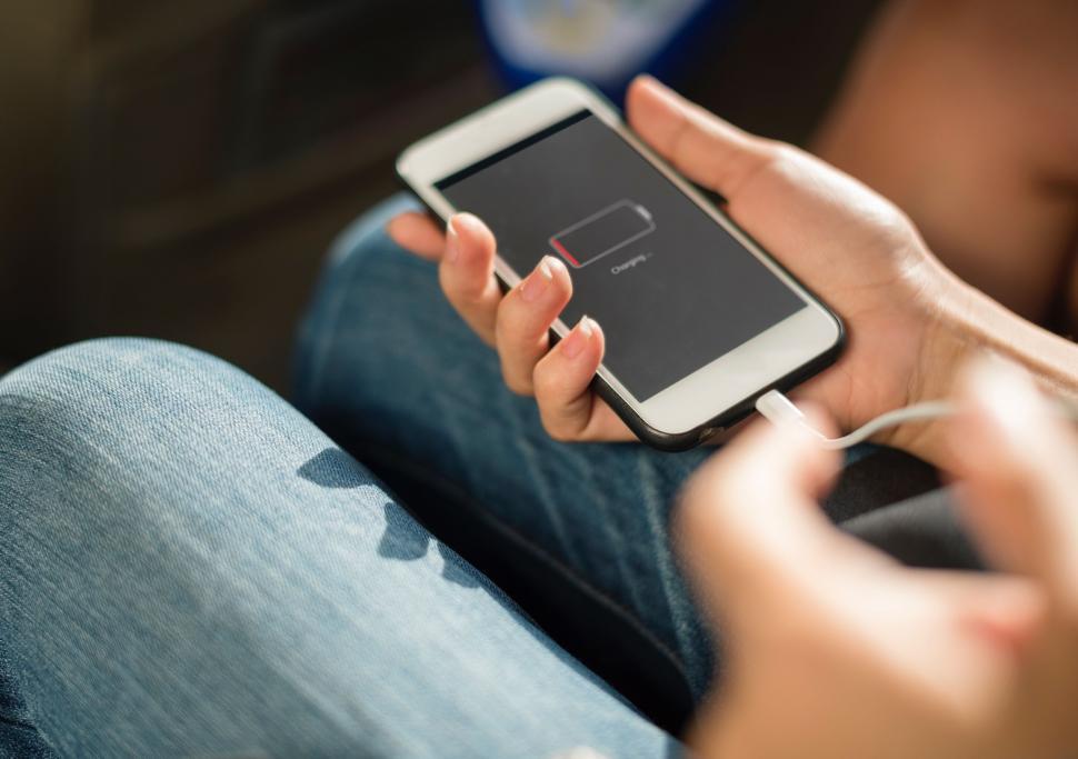 Free Image of Person Holding Cell Phone 