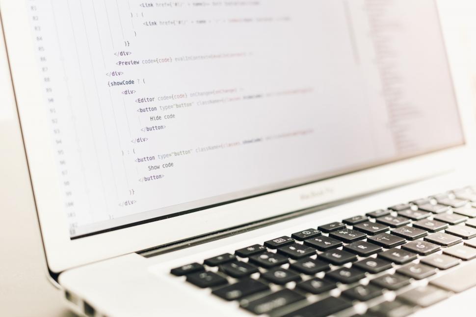 Free Image of Laptop Computer on Desk 