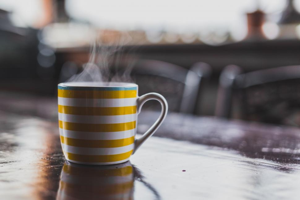 Free Image of Coffee Cup on Table 