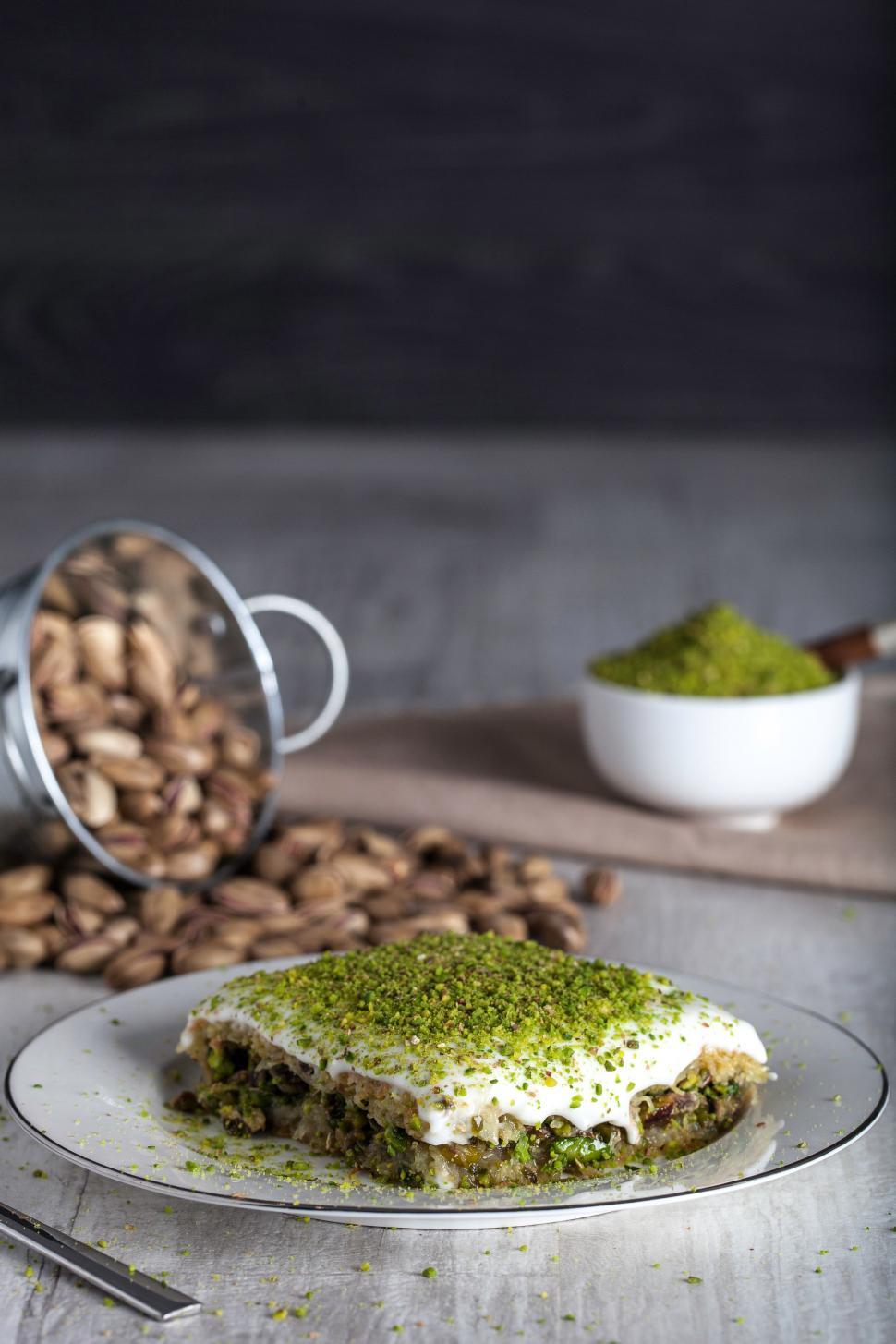 Free Image of Piece of Cake on White Plate 