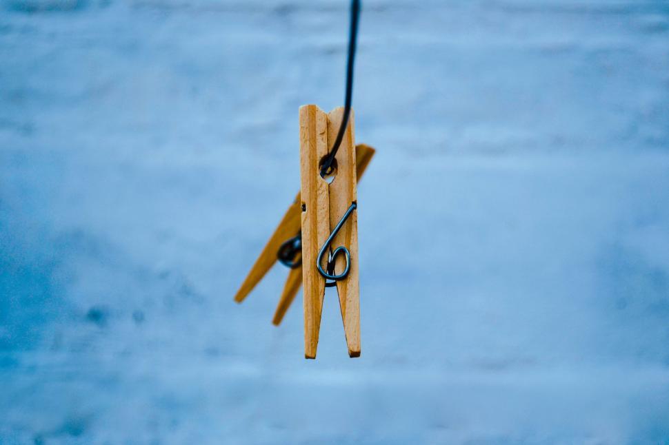 Free Image of Scissors Hanging From String 