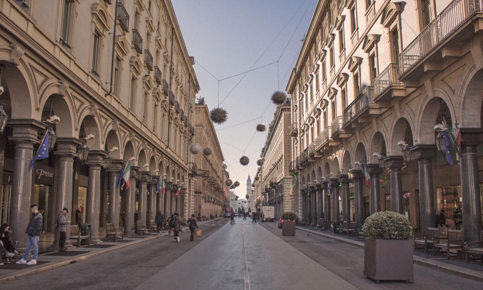 Free Image of Urban Street Flanked by Tall Buildings 