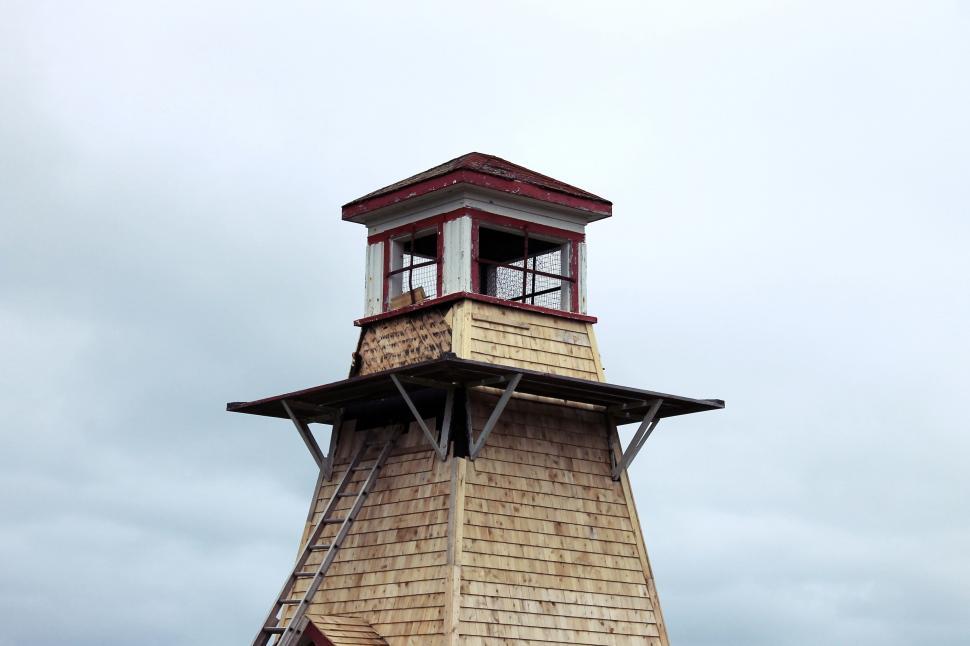 Free Image of Tall Tower With Clock on Top 