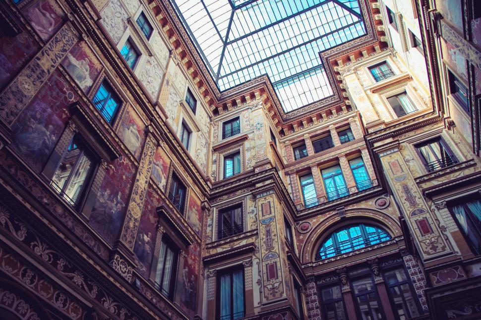 Free Image of Towering Skyscraper With Skylight 