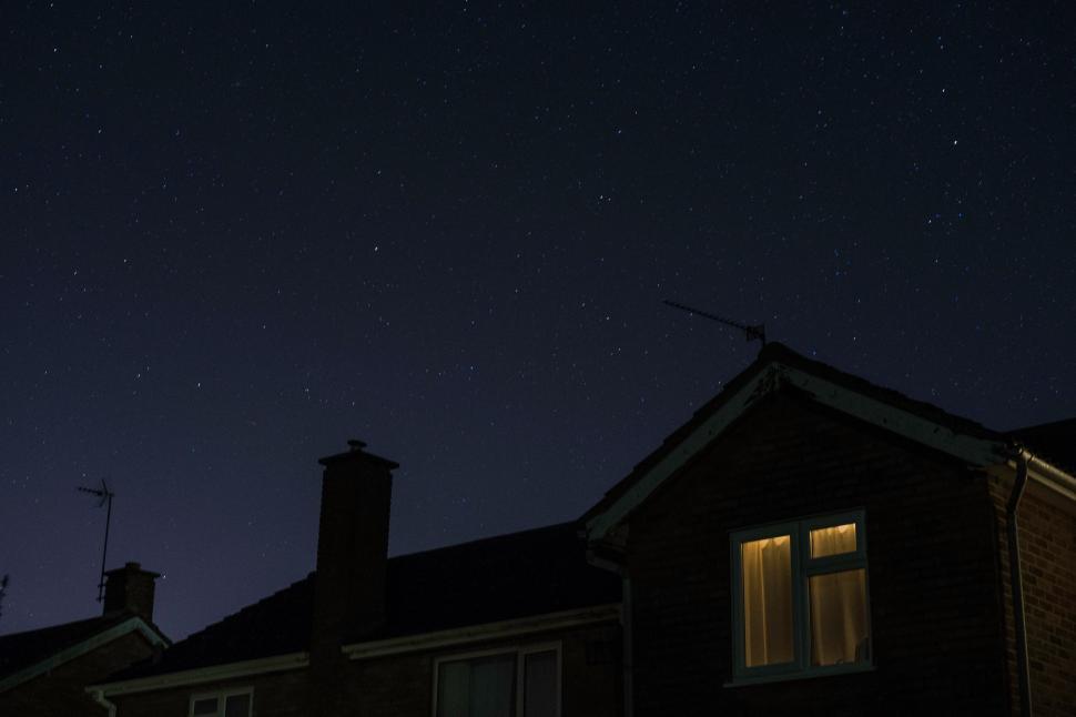 Free Image of Dark Sky With Sparse Stars 