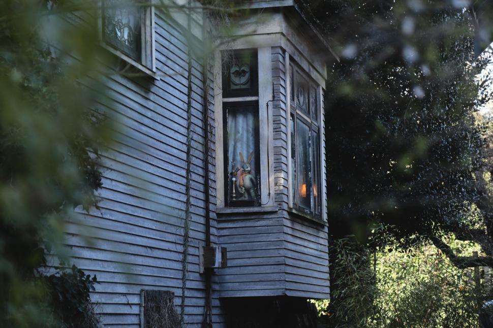 Free Image of House With Clock on Front 