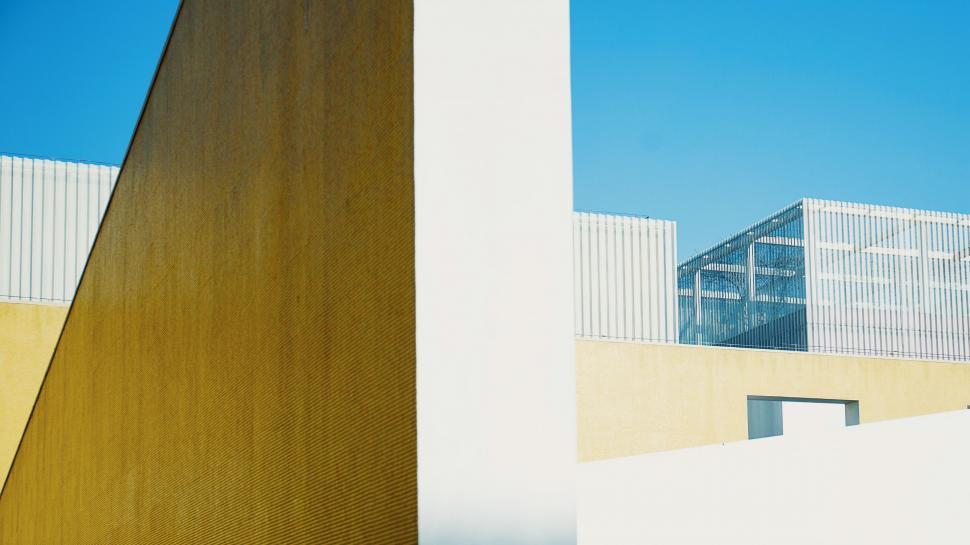 Free Image of Building Painting With Sky Background 