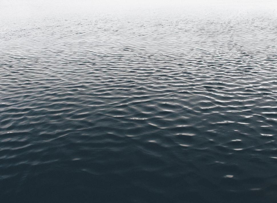Free Image of Body of Water in Black and White 