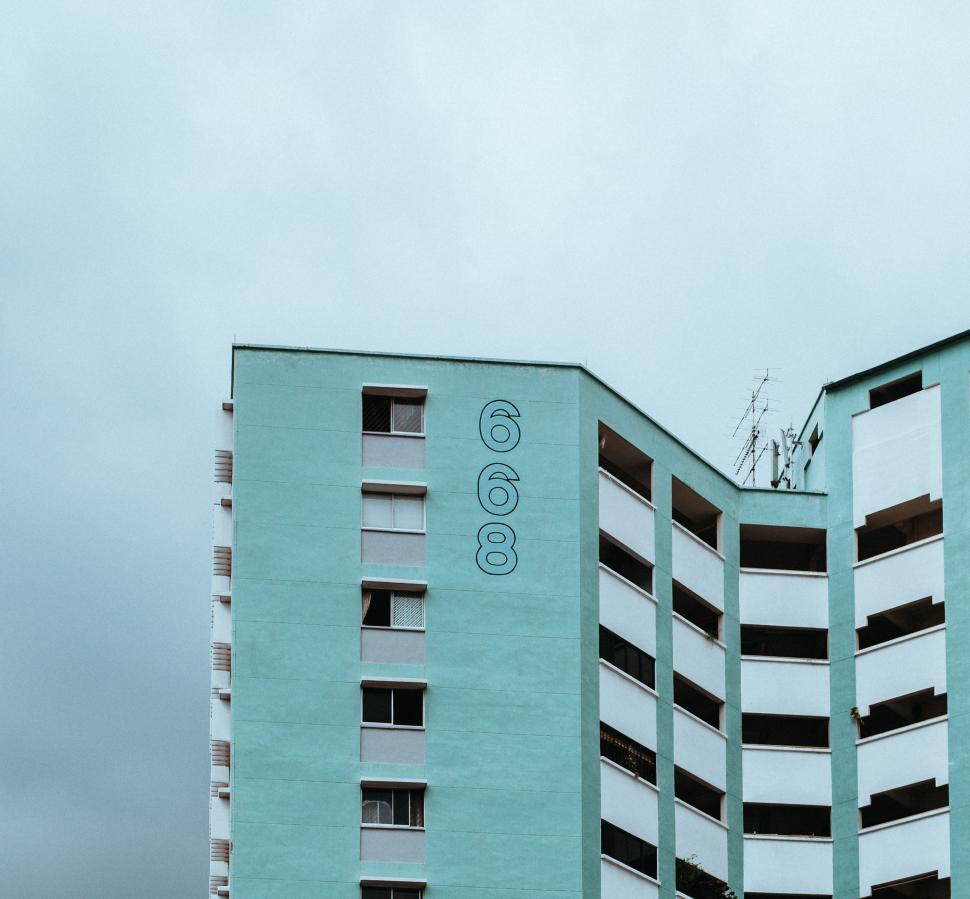 Free Image of Tall Building With Clock 
