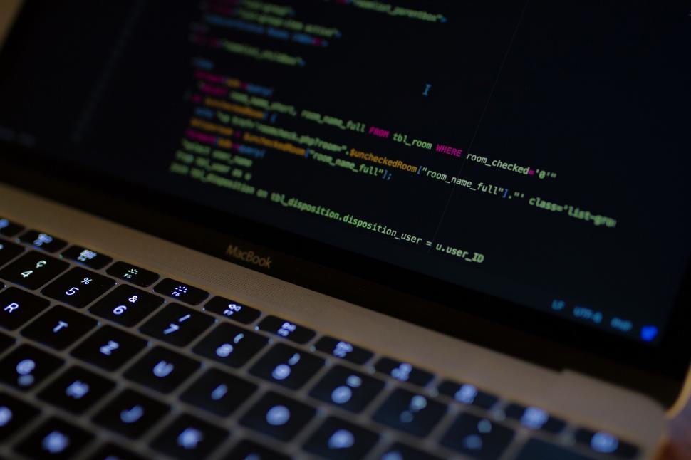 Free Image of Close Up of a Laptop Computer Keyboard 