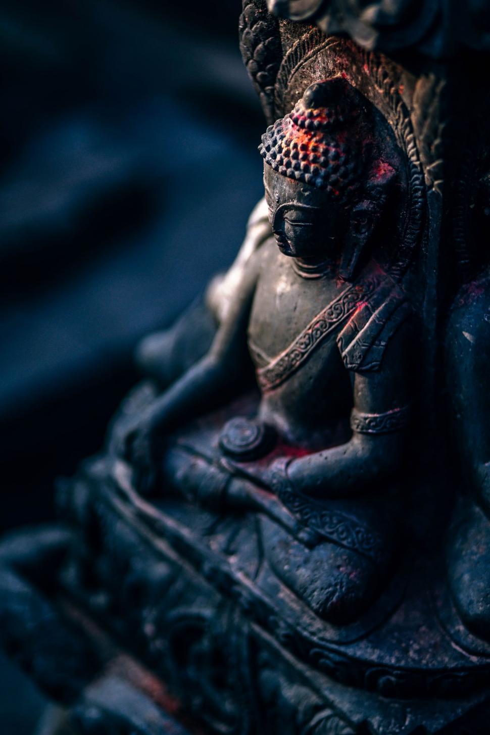 Free Image of Close Up of Statue of Person 