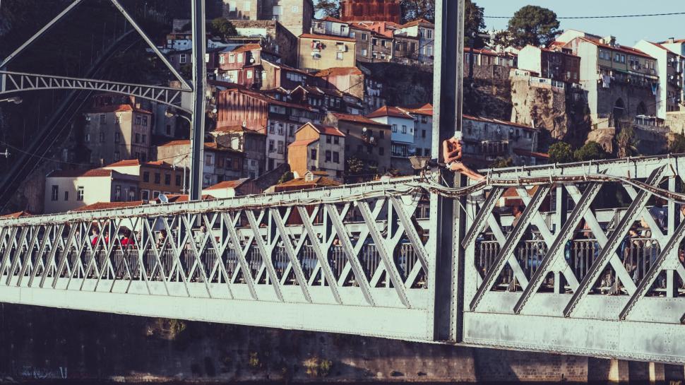 Free Image of Bridge With Multiple Buildings 