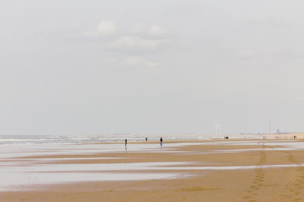 Free Image of Person Walking on Beach With Surfboard 