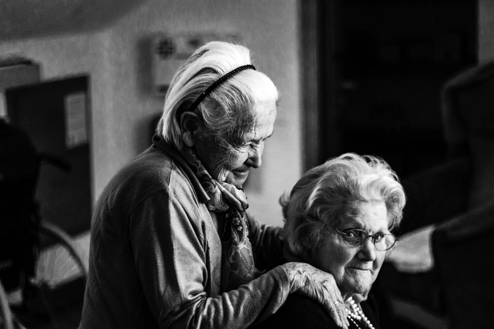 Free Image of Senior Couple Standing Together 
